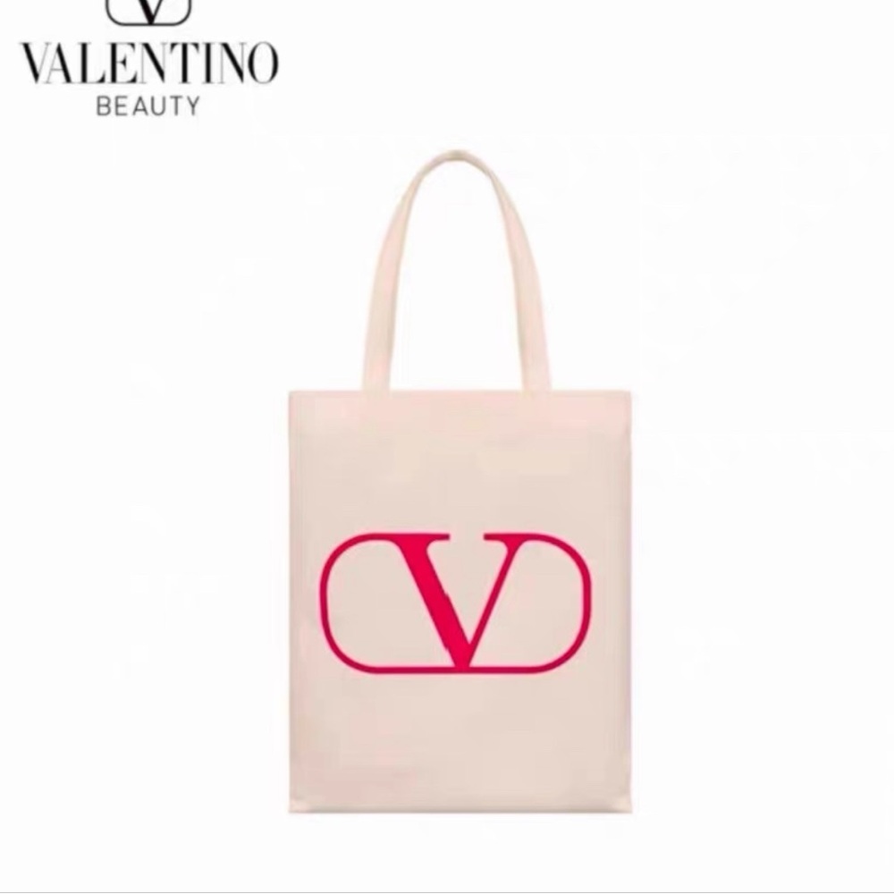Valentino‎ Canvas Shopper Tote